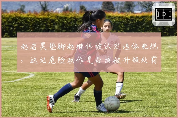 赵岩昊垫脚赵继伟被认定违体犯规，这记危险动作是否该被升级处罚？